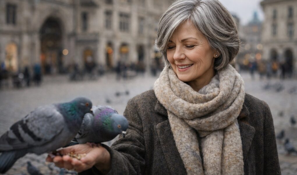 Frisuren ab 60 mit natürlichem Grau harmonisch tragen