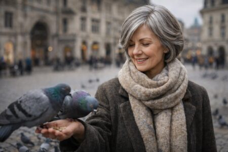 Frisuren ab 60 mit natürlichem Grau harmonisch tragen