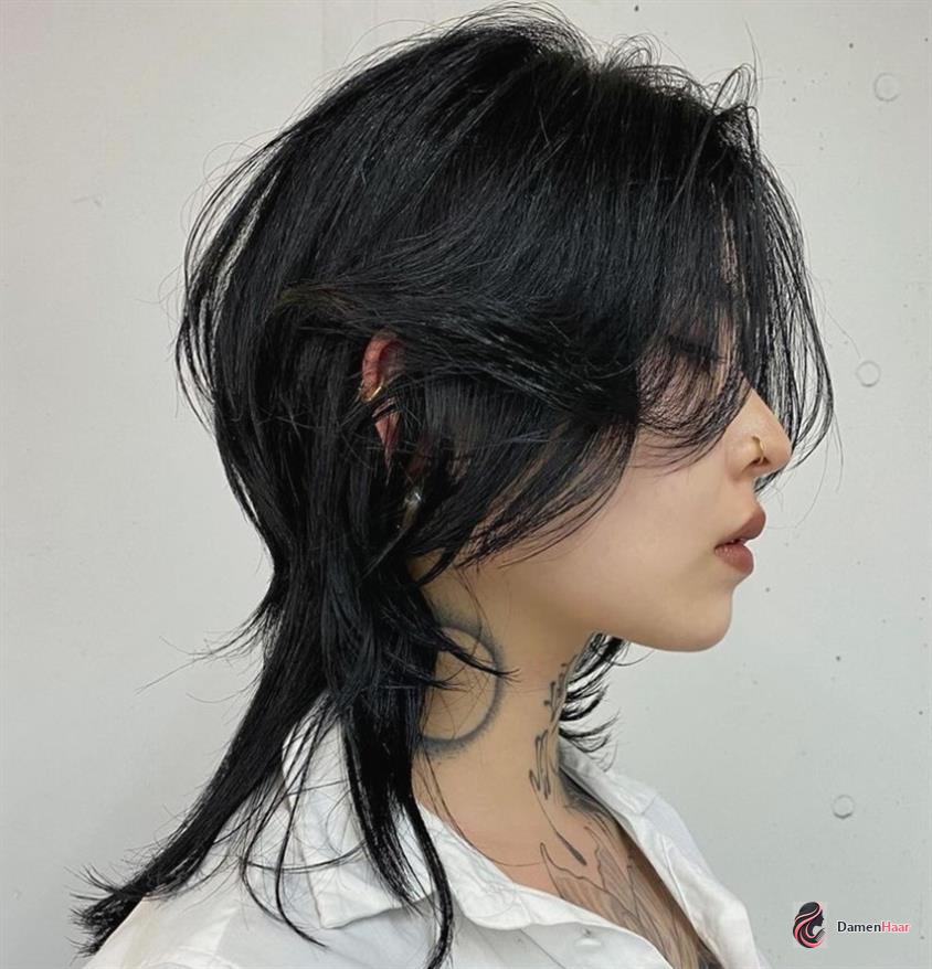 Moderner Wolf Cut mit definierter Haarstruktur Strukturierter koreanischer Wolfshaarschnitt mit beweglichen Stufen
